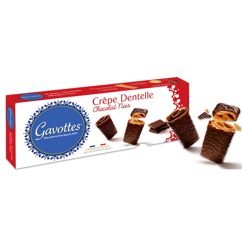Gavottes - Crêpe Dentelle Chocolat Noir