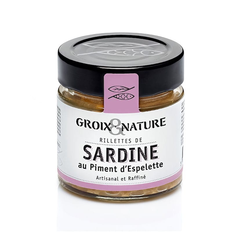 Groix et Nature - Rillettes de Sardines au Piment d'Espelette